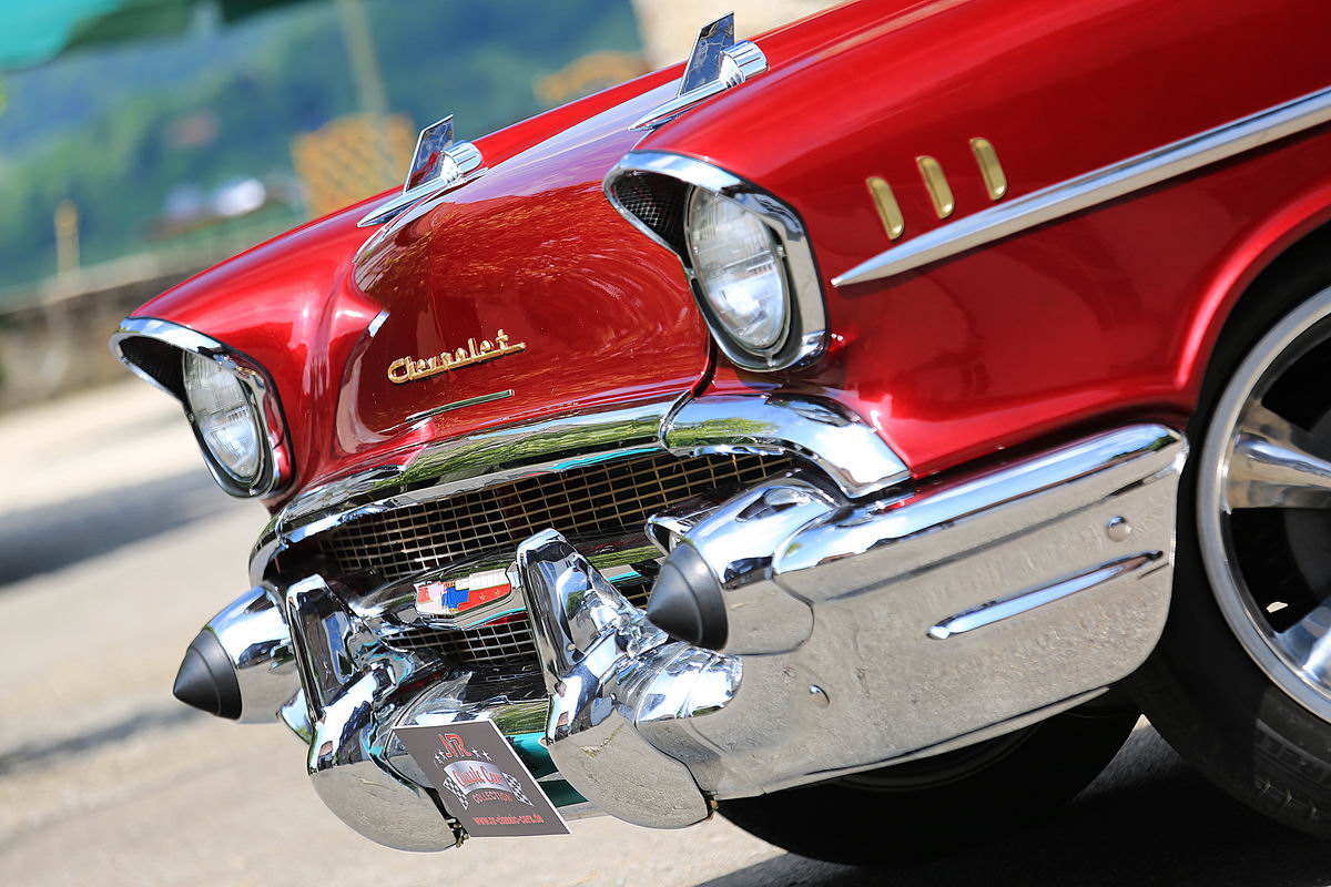 Chevrolet Bel Air 1957 rot