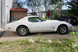 Chevrolet Corvette 1977 weiß voll