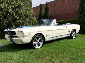 Ford Mustang Cabrio 1966 weiß Shelby/Bullit Optik