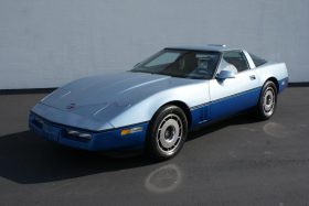 Chevrolet Corvette C4 BJ 1986 Targa hellblau