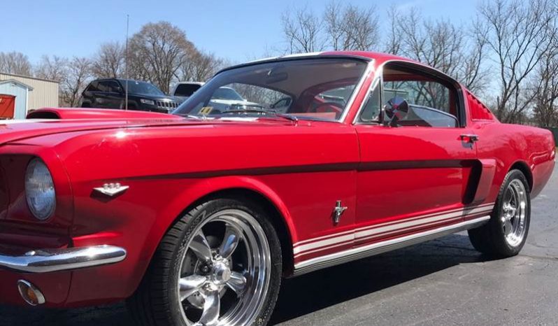 Ford Mustang Fastback 289 BJ 1965 rot/weiss voll