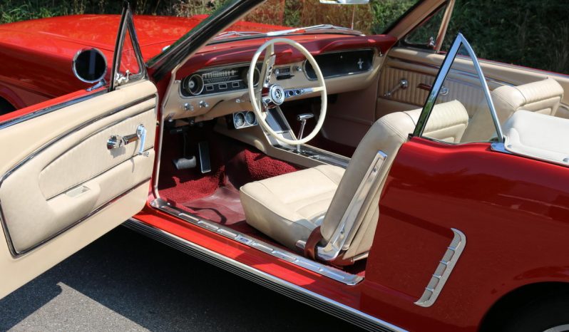 Ford Mustang Cabrio BJ 1965 aussen Rot innen Beige voll