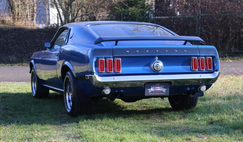 Ford Mustang Mach 1 Baujahr 1969 Blau-Schwarz voll