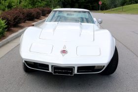 Corvette C3 BJ 1973 Chrome Bumper weiß