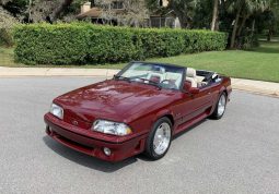 1989 Ford Mustang GT Cabrio Dunkelrot