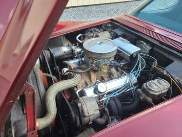 1968 Chevrolet Corvette Cabrio Burgundy Rot voll