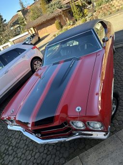1970 Chevelle SS 396 Rot/Schwarz voll
