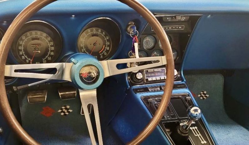 Corvette C3 BJ. 1968 Cabriolet Blau voll
