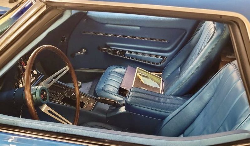 Corvette C3 BJ. 1968 Cabriolet Blau voll