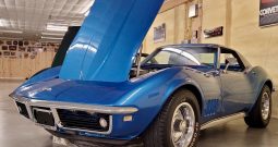 Corvette C3 BJ. 1968 Cabriolet Blau