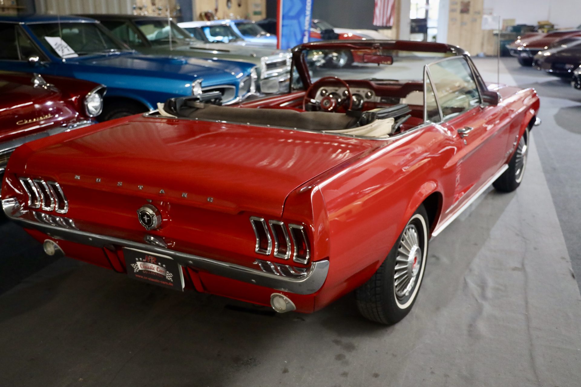 1967 Car Collection NR Ford | Classic Stuttgart Rot/Rot Cabrio Mustang