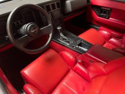 Chevrolet Corvette Cabrio C4 BJ 1989 Weiss/Rot voll