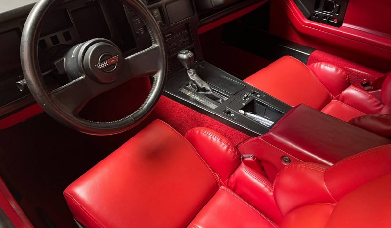 Chevrolet Corvette Cabrio C4 BJ 1989 Weiss/Rot voll