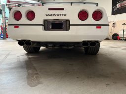 Chevrolet Corvette Cabrio C4 BJ 1989 Weiss/Rot voll