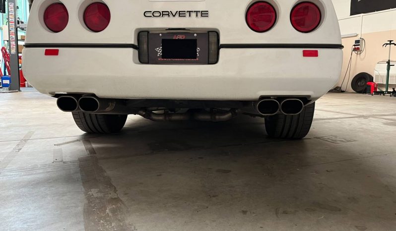 Chevrolet Corvette Cabrio C4 BJ 1989 Weiss/Rot voll