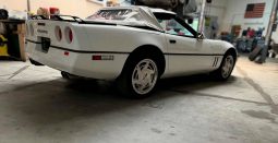 Chevrolet Corvette Cabrio C4 BJ 1989 Weiss/Rot voll