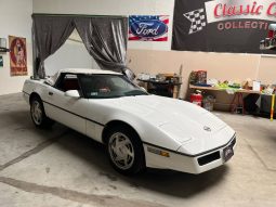 Chevrolet Corvette Cabrio C4 BJ 1989 Weiss/Rot voll