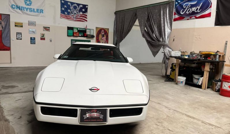 Chevrolet Corvette Cabrio C4 BJ 1989 Weiss/Rot voll