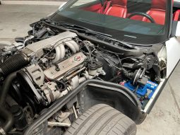 Chevrolet Corvette Cabrio C4 BJ 1989 Weiss/Rot voll