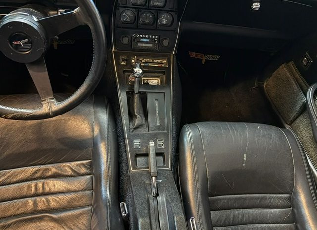 1981 Chevrolet Corvette C3 Schwarz/Schwarz voll