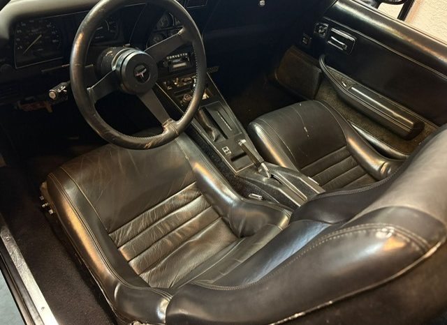 1981 Chevrolet Corvette C3 Schwarz/Schwarz voll