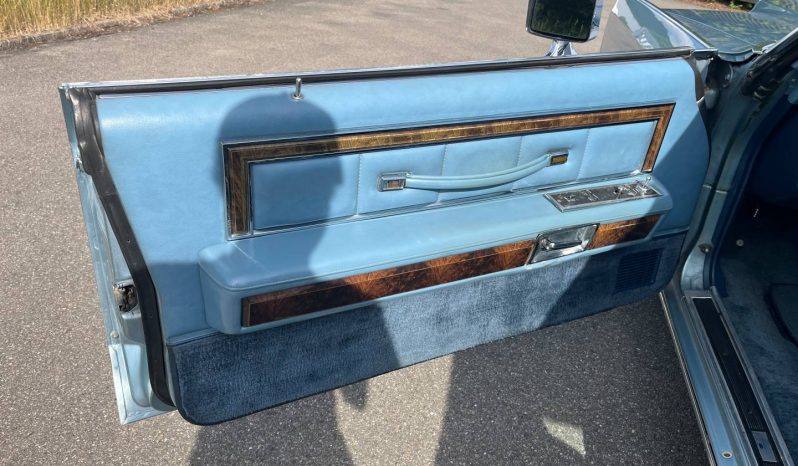 1979 Lincoln Continental Town Coupe BJ 1979 Hellblau voll