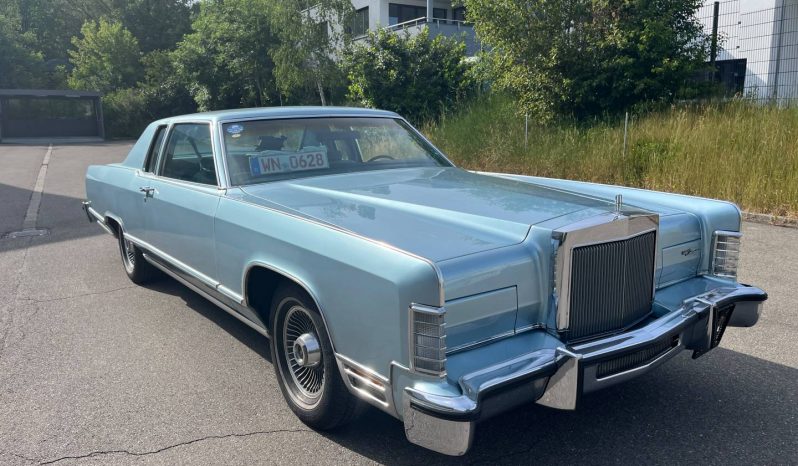 1979 Lincoln Continental Town Coupe BJ 1979 Hellblau voll