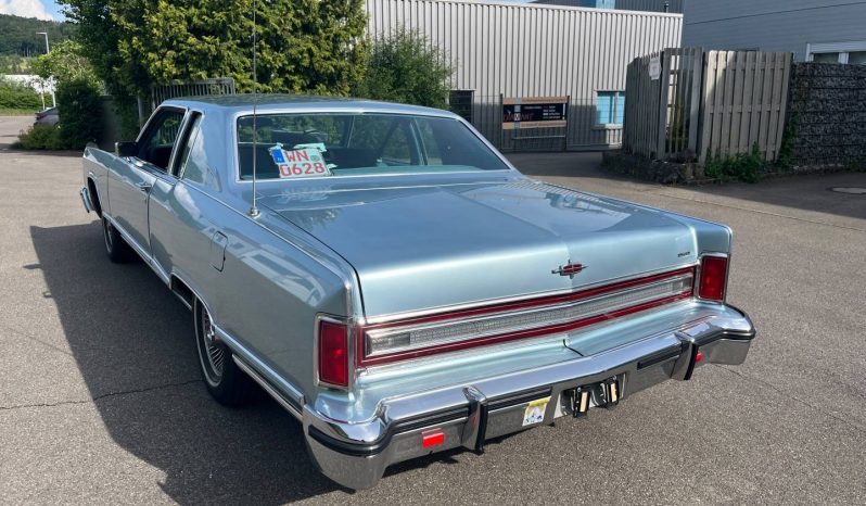 1979 Lincoln Continental Town Coupe BJ 1979 Hellblau voll