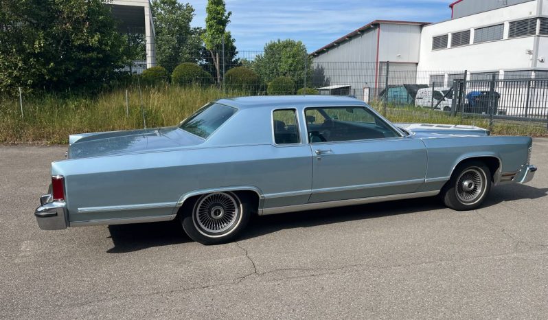 1979 Lincoln Continental Town Coupe BJ 1979 Hellblau voll