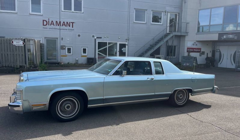 1979 Lincoln Continental Town Coupe BJ 1979 Hellblau voll