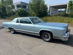 1979 Lincoln Continental Town Coupe BJ 1979 Hellblau voll