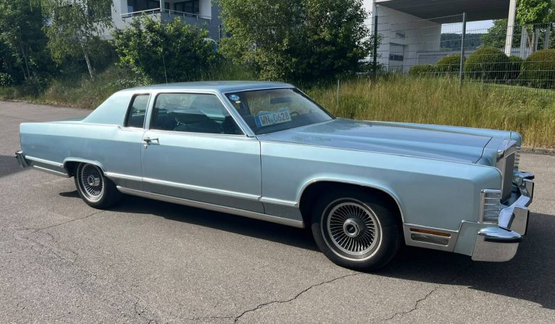 1979 Lincoln Continental Town Coupe BJ 1979 Hellblau voll
