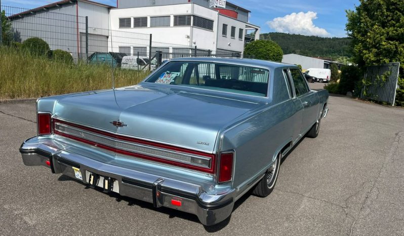 1979 Lincoln Continental Town Coupe BJ 1979 Hellblau voll