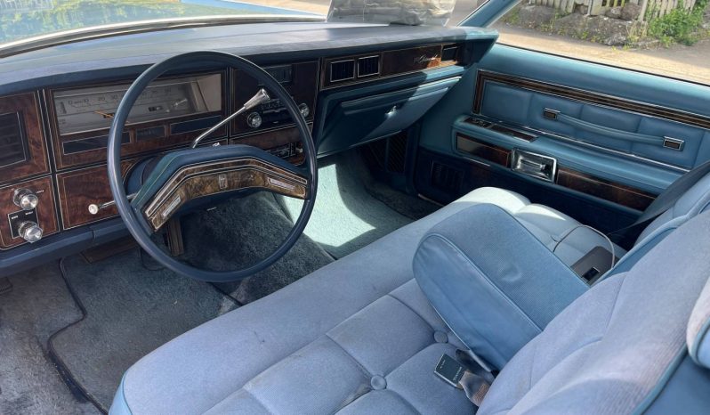 1979 Lincoln Continental Town Coupe BJ 1979 Hellblau voll